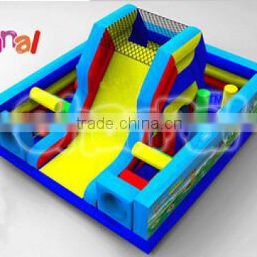 Crazy outdoor amusement park used inflatable interactive games