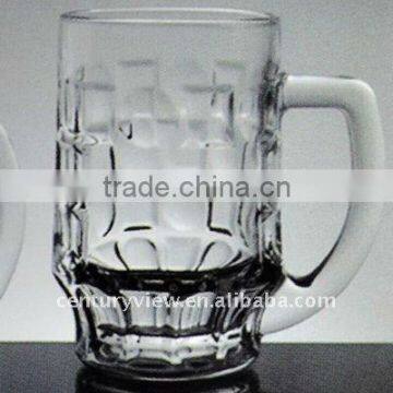 clear glass 400ml funny shaped mugs