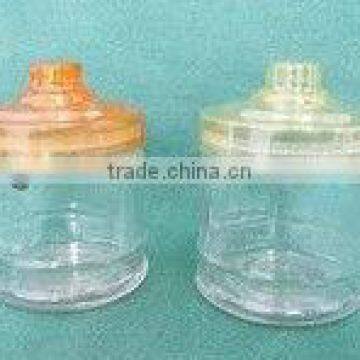 small glass jars