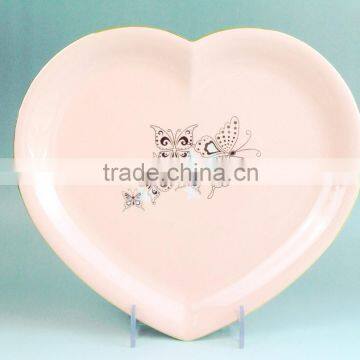 2015 New Products Cheap Ceramic Decal Heated Dinner Plates, Unique Shape Dinner Plate, Cheap Bulk Dinner Plates photo-3