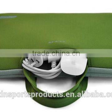 Neoprene Laptop Sleeve With Handle and Pockets, Computer Bag, Laptop Bag photo-4