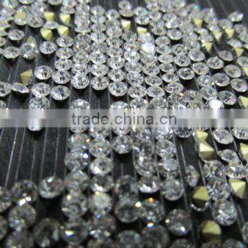 2014 Cheapest glass machine cut chatons