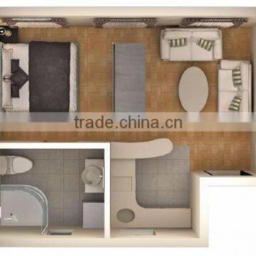 Prefabricated small house with high quality and cheap price