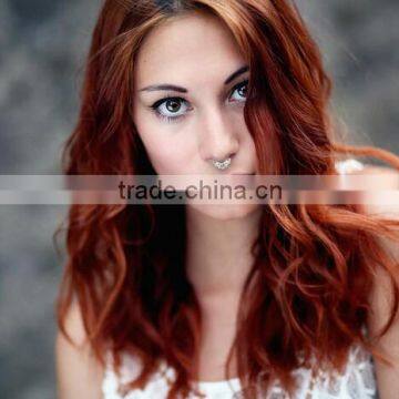 Alloy Charms Fake Septum Nose Ring Non Piercing Hanger Clip On Jewelry photo-3