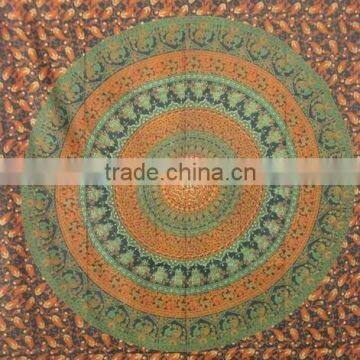 RT-610 Indian Hand Made Jaipur sanganeri Print Cotton plain bed cover manufacturer Whole seller From Jaipur / India