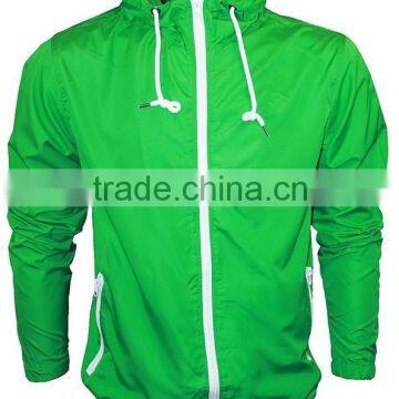 2015 latest style mens 100% polyester rain cheap windbreaker jacket