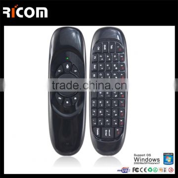 Fly Air Mouse QWERTY Keyboard,2.4G Keyboard with Air Mouse Remote Control--T10--Shenzhen Ricom