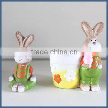 2016 Best Selling Lovely Ceramic Material Easter Bunny photo-4