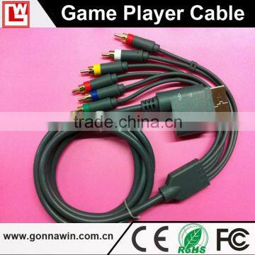 Gold-plated Copper AV Cable for Video Games Component TO HDTV