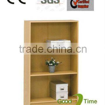 2013 modern melamine 3 shelves bookshelf design factory