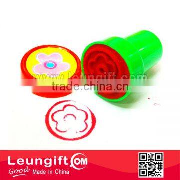 customized flower design stamper for kids promotion