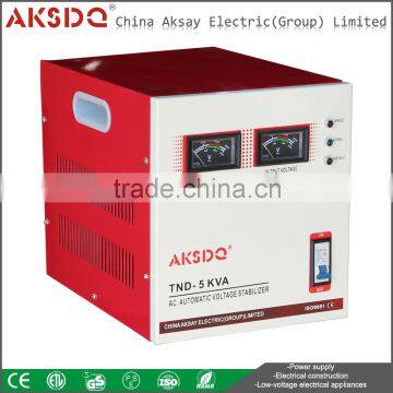 SVC/TND 5000w single phase high prcision automatic ac voltage stabilizer /YueQing WenZhou China