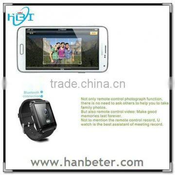 2015 Newest Design Smart Watch Bluetooth with Remote Photograph Smart Watch Sync for Iphone