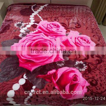 2016 New Design Mink Blanket 100% Polyester photo-2