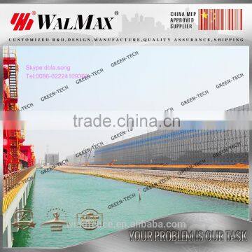 WF-DS016 Large Perforated Steel Plate Wind Screen Fence