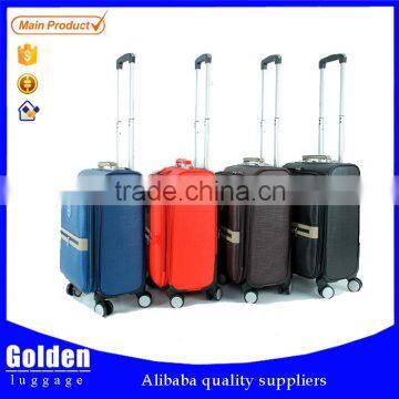 coloring ladys and gentleman travel bags with flexible trolley bag and spinner wheels trolley portable luggage bags