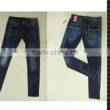 Color Fade Proof ladies jeans top design