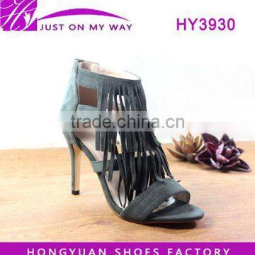 Newest trendy high quality high heel shoes dress shoes for ladies