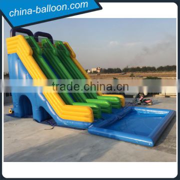 12m giant inflatable water slide with big pool / huge inflatable slide for summer                        
                                                                                Supplier's Choice