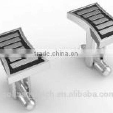 2016 New design low price mans gift steel cufflinks