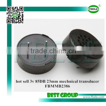 hot sell 3v 85DB 23mm mechnical transducer FBMMB2386