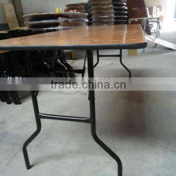 Trestle rectangle folding table for sale