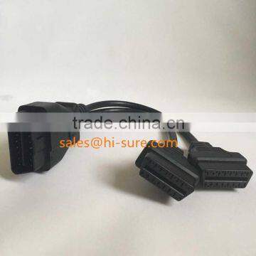 auto connector obd2 connector male to female extension cable