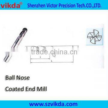 Solid Carbide Ball Nose End Milling Cutter
