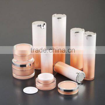 luxury round acrylic pump lotion bottle