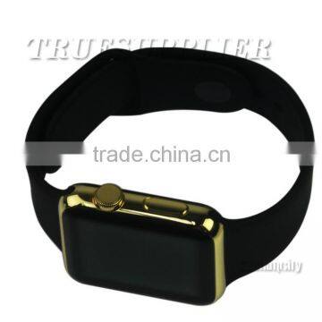 Stainless steel gold housing for Apple watch gold cover housing,the newest housing in 2015