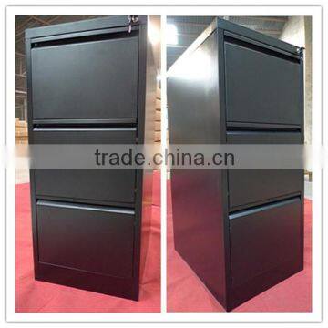 black color sliding metal filing cabinet