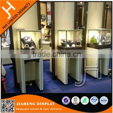 Modern design small aluminum glass top display case