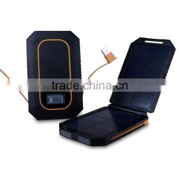 Foldable Power Bank with a Build-in Hhigh Efficiency Solar Panel