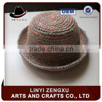 New Arrival Handmade Crocheted Straw Hat photo-3