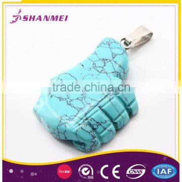 Reliable Supplier Fist Shape Hand Stone Pendant