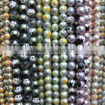 2015 hot sale sea shell colorful nature pearl beads