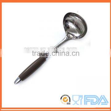 Kitchen Utensil Stainless Steel Soup Ladle With ABS Handle Of Kitchen Tools