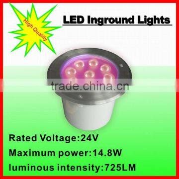 IP66 high quality 24v led inground light