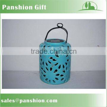 Hanging outdoor solar decorative lantern