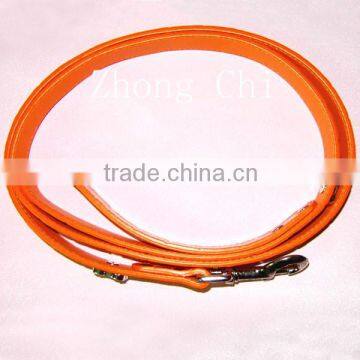 Orange pet training leash, simple tough but suitable pet leash