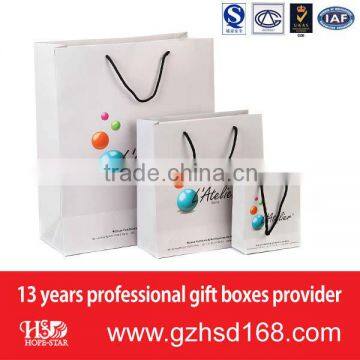 2016 Custom Logo Printed Paper Shopping Bag, Shopping Gift Paper Bag Wholesale photo-4