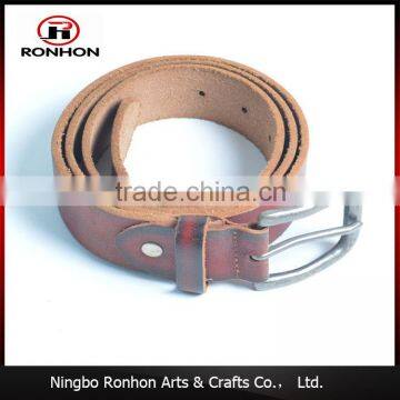 High quality cow hide genuine leather belt, waist belt of man