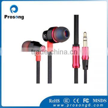 Metal earphone with Mic In-ear Earbud Stereo Earphone