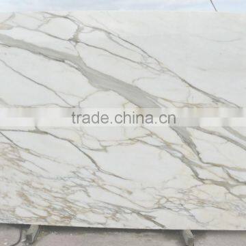 Italian white carrara marble 3cm thick marble slab