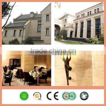 Grade one decorative outdoor soft stone wall tiles, travertine stone floor