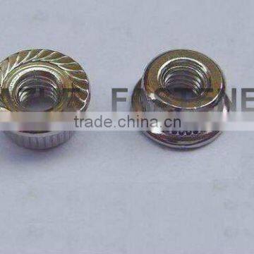 zhejiang flange nuts zinc plated