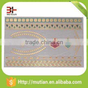 Bracelets Metallic Gold and Silver Temporary Tattoo Stickers