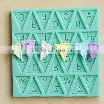 Silicone Letter Mold Candy Making Alphabet Fondant Molds