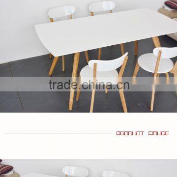 White Dining Tables Made From Oak Wood