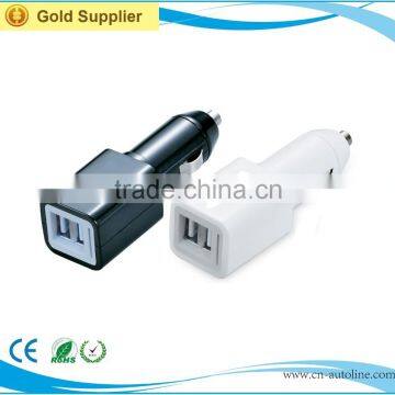 Two port car USB charger